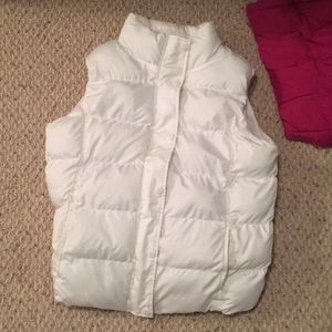 White Puffy Vest